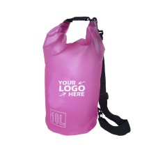 10L PVC Portable Waterproof Bucket Roll Folding Drifting Bag